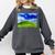 Frutiger Aero Meadow Aesthetic Y2k 2000s Ironic Nostalgic Comfort Colors Sweatshirt Pepper