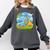 Frutiger Aero Y2K Fashion Trends Statement Piece Tech Orange Premium Comfort Colors Sweatshirt Pepper