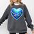 Frutiger Aero Y2K Heart Comfort Colors Sweatshirt Pepper