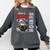 Fun Trendy UFO Sloth Graduation Class Of 2024 Senior Comfort Colors Sweatshirt Pepper