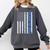 Funny Class Of 2021 American Flag Senior Graduation Comfort Colors Sweatshirt Pepper