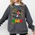 Future HBCU Grad Dabbing Kid Graduation For Boys Kids Comfort Colors Sweatshirt Pepper
