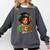 Future HBCU Grad Girl Kids Graduation HBCU College Comfort Colors Sweatshirt Pepper