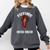 Future HBCU Grad Girl Wearing Graduation Gown Comfort Colors Sweatshirt Pepper