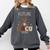 Future HBCU Grad Graduate Afro Boy College Graduation Comfort Colors Sweatshirt Pepper