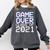 Game Over Class Of 2021 Video Games Graduation Gamer Comfort Colors Sweatshirt Pepper