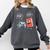 Gamer Book Lover Girl Women Bookworm Video Gaming Daughter Comfort Colors Sweatshirt Pepper