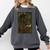Geometric History Educated Women Teacher Book Melanin Comfort Colors Sweatshirt Pepper