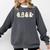 Ghost Book Reading Halloween Books Lover Teacher Kids Comfort Colors Sweatshirt Pepper