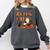 Ghost Library Reading Books Halloween Men Women Kids Comfort Colors Sweatshirt Pepper
