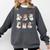 Ghost Santa Elf Squad Read Books Bookish Librarian Christmas Comfort Colors Sweatshirt Pepper