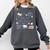 Girl Coquette Bow Just One More Chapter Book Bookish Reading Comfort Colors Sweatshirt Pepper