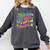 This Girl Just Wants To Be Left Alone Retro Nostalgia Comfort Colors Sweatshirt Pepper