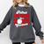 Girlfriend Of a 2025 Graduate Prom Graduation 25 VolleyBall Comfort Colors Sweatshirt Pepper