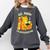 Go Away I'm Introverting Cat Coffee Headphones Comfort Colors Sweatshirt Pepper