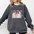 God Says I Am Book Bible Verse Christian Girls Women Comfort Colors Sweatshirt Pepper