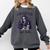 Good Girls Read Bad Books Sarcastic Skeleton Goth Skull Comfort Colors Sweatshirt Pepper