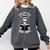 Good Girls Read Bad Books Skeleton Comfort Colors Sweatshirt Pepper