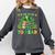 Goods Luck Read Librarian Book Patrick Days Shamrock Clover Comfort Colors Sweatshirt Pepper
