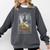 Gothic Book Lover Skeleton Comfort Colors Sweatshirt Pepper