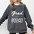 Grad Squad Cute Graduation Comfort Colors Sweatshirt Pepper