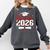 Graduate 2026 For Class Of 2026 Graduation Comfort Colors Sweatshirt Pepper