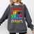 I Graduated From 1st Grade Graduation Matching Student Comfort Colors Sweatshirt Pepper