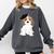 Graduation Beagle Dog 2017 Graduate Graduation Tee Comfort Colors Sweatshirt Pepper