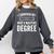 Graduation Day Husband I Survived My Wifes Masters Degree Comfort Colors Sweatshirt Pepper