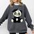 Graduation Panda Bear 2017 Graduate Graduation T-Sh Comfort Colors Sweatshirt Pepper