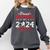 Graduation Proud Brother Of A 2024 Senior Baseball Player Comfort Colors Sweatshirt Pepper