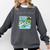 Grass Fun UI UX Er Computer Retro Fish Frutiger Aero Premium Tri-Blend Comfort Colors Sweatshirt Pepper