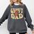 Groovy Dad 70s Aesthetic Nostalgia 1970's Retro Dad Comfort Colors Sweatshirt Pepper