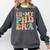 Groovy In My Phd Era Doctorate Graduation Comfort Colors Sweatshirt Pepper
