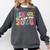 Groovy Senior Class Of 2026 My Last First Day Graduation 26 Comfort Colors Sweatshirt Pepper
