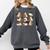 Halloween Ghost Book Lover Comfort Colors Sweatshirt Pepper