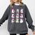 Halloween Pink Ghost Read More Books Spooky Boo Teacher Kids Comfort Colors Sweatshirt Pepper