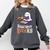 Halloween Teacher Women Cute Reading Ghost Read More Books Comfort Colors Sweatshirt Pepper