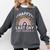 HAPPY LAST OF DAY SCHOOL Rainbow Teacher Student Graduation Men Women Girls Kids Comfort Colors Sweatshirt Pepper