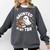 Haunted By My TBR Cute Ghost Book Reading Teacher Halloween Comfort Colors Sweatshirt Pepper