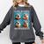 Hedgehog Love Reading And Hedgehogs Child Book Lover Comfort Colors Sweatshirt Pepper