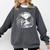 Hedgehog Reading Book Full Moon Lake Scenery Comfort Colors Sweatshirt Pepper