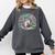 Hedgehog Reading Book Lake Scenery Reading Comfort Colors Sweatshirt Pepper