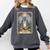 The Hermit Cat Tarot Card Introvert By Georgi Comfort Colors Sweatshirt Pepper