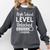 High School Level Unlocked Gamer Graduation Apparel Comfort Colors Sweatshirt Pepper