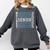 Hockey Senior Night Hockey Senior 2025 Graduation 50 Comfort Colors Sweatshirt Pepper