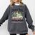 Holiday Scene Nostalgia North Pole Tree Farm Merry Christmas Comfort Colors Sweatshirt Pepper