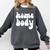 Homebody Introvert I Want To Stay Home Quiet Please Comfort Colors Sweatshirt Pepper