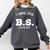 I Hope This BS Pays Off Graduation Bachelors Degree Comfort Colors Sweatshirt Pepper