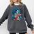 Hot Tea & Spicy Books Skeleton Reader Comfort Colors Sweatshirt Pepper
